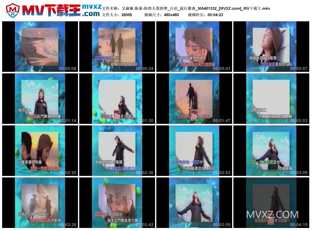 吴淑敏 陈豪-你的人我的梦_台语_流行歌曲_MA401332